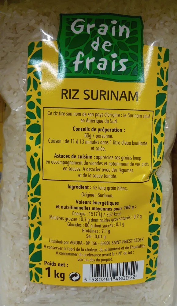 Riz Surinam