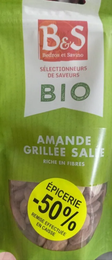 Amande grillee salee