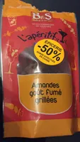 Amandes goût fumé grillées