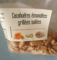 Cacahuètes émondées grillées salées