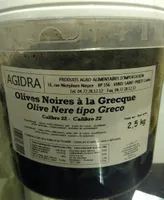 Olives noires à la grecque