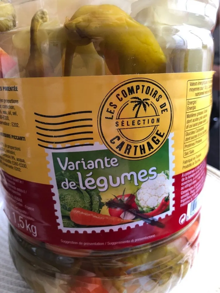 Variante de légumes pimentée
