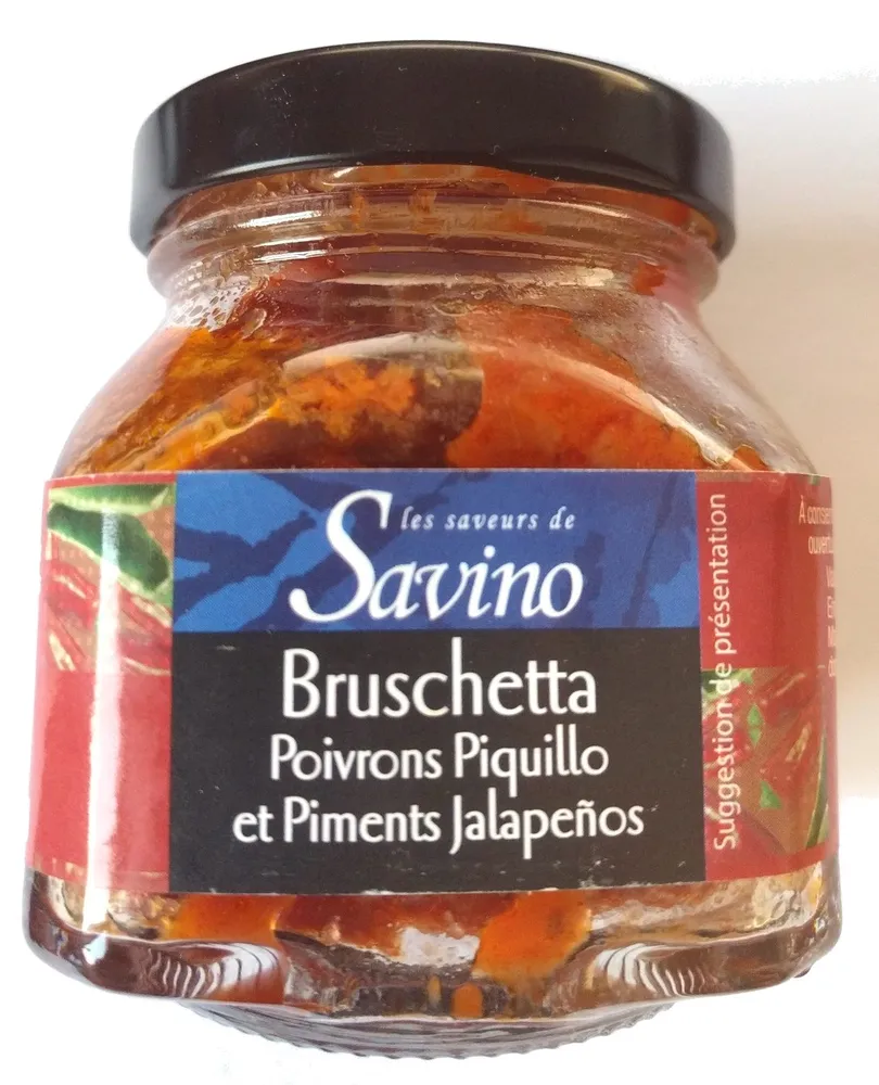 Bruschetta poivrons et piments
