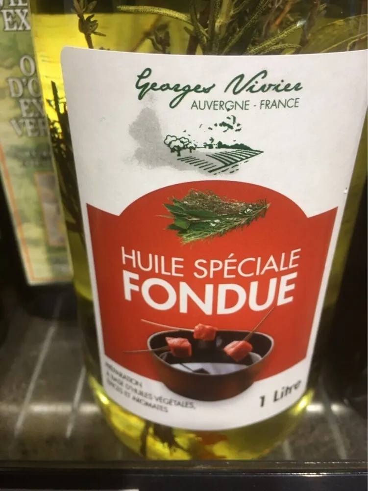 Huile spéciale fondue