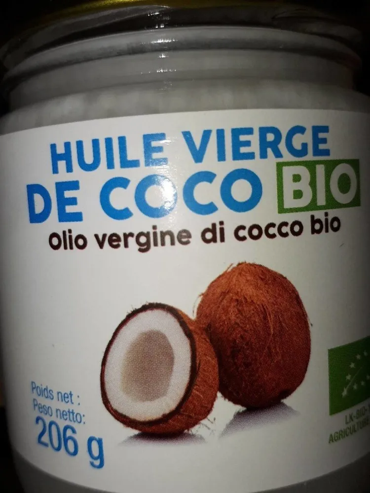 Huile vierge de coco bio