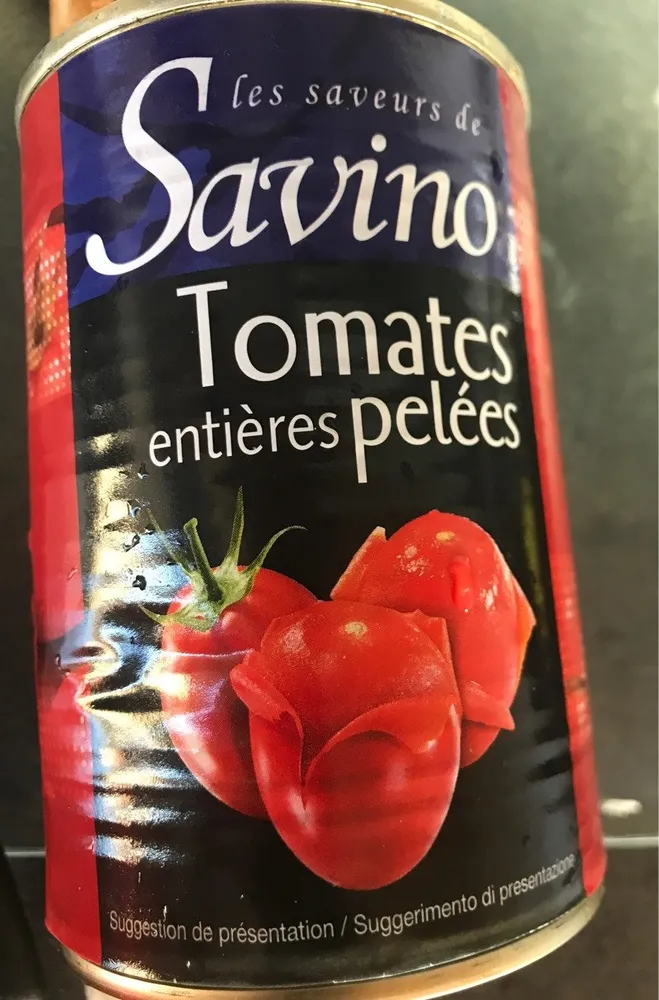 Tomates entieres pelees