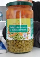 Petits pois extra fins et jeunes carottes