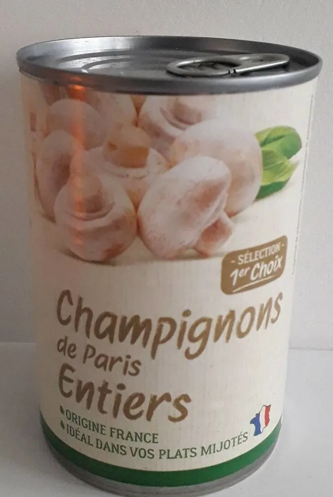 Champignons de Paris entiers