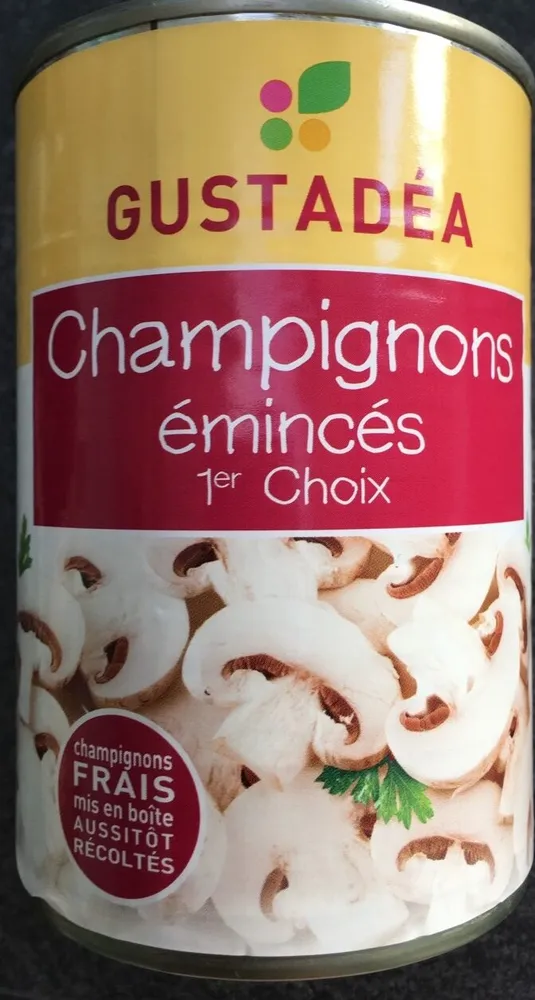 Champignons emincés 1er choix