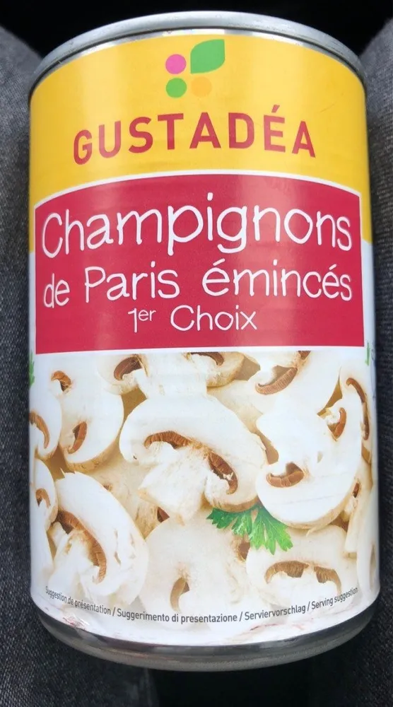 Champignons de Paris émincés 1er choix