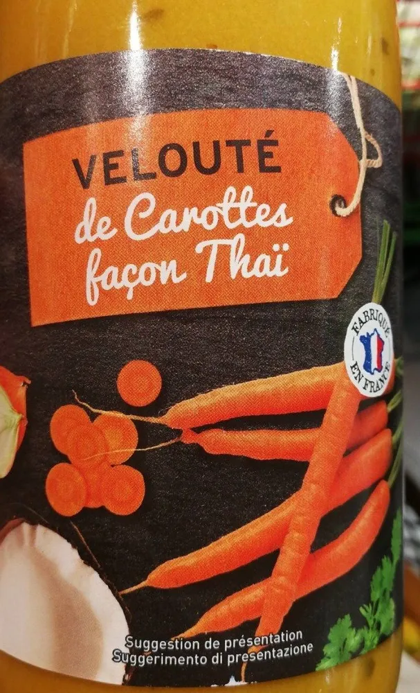Velouté carottes thai
