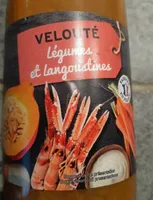 Velouté de légumes et langoustines