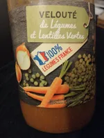 Velouté de légumes et lentilles vertes