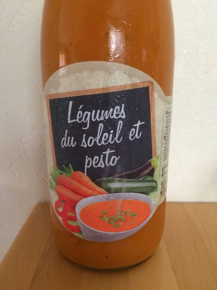 Soupe Légumes du soleil et pesto