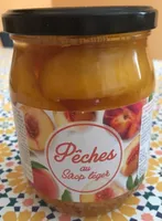 Pêches au sirop léger