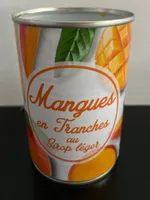 Mangues en tranches au sirop léger