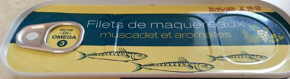 Filets de maquereaux muscadet et aromates