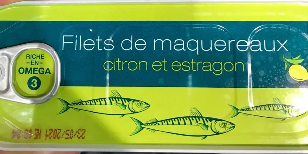Filets de Maquereaux Citron et Estragon