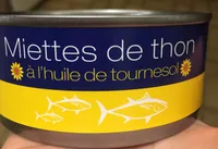 Miette de thon à l'huile de tournesol