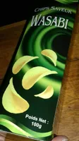 Chips pomme de terre saveur wasabi