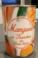 Mangue en tranches au sirop léger