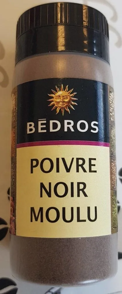 Poivre noir moulu