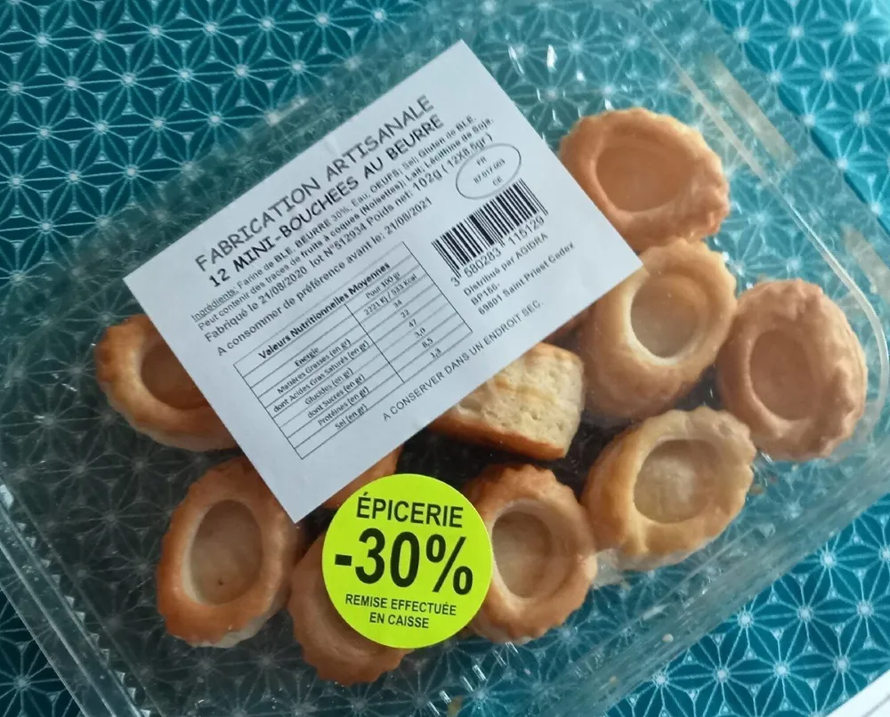 Minis Bouchées au beurre