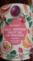 Boisson  Goji,Orange, Fruit de la passion