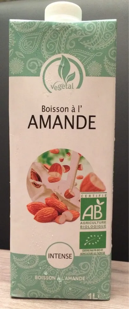 Boisson à l'amande