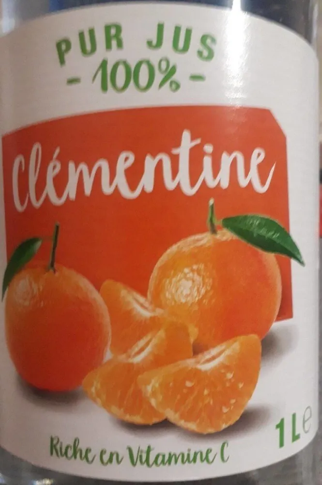Pur jus de clémentine
