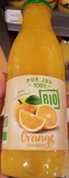 Jus d'orange bio avec pulpe