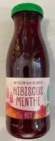 Infusion aux plantes hibiscus menthe