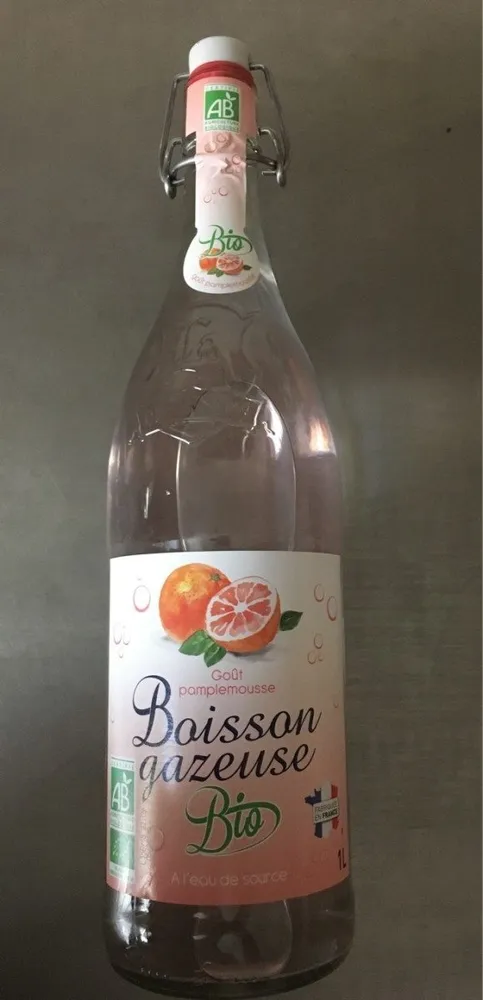 Boisson gazeuse bio pamplemousse