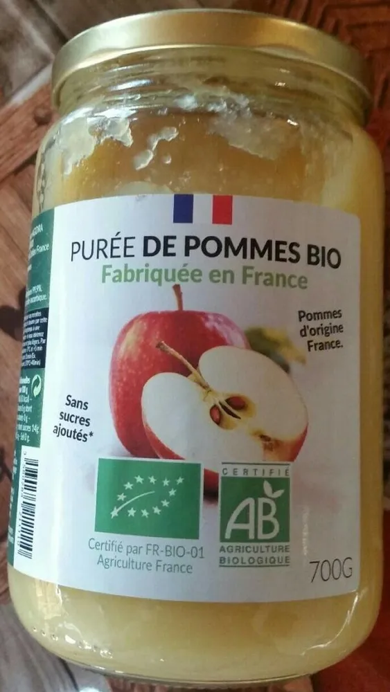Purée de pommes bio