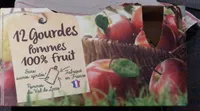 Gourdes pommes 100% fruits