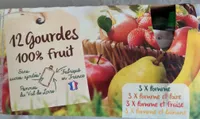 12 gourdes 100% fruit