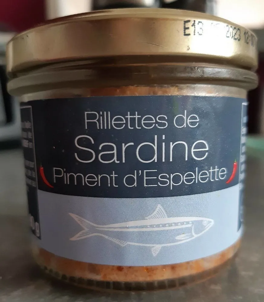 Rillettes de sardine au piment d d'espelette