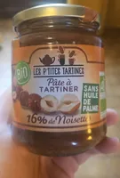 Pâte à tartiner 16% de noisettes