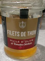 Filets de thon huile d'olive et tomates séchées