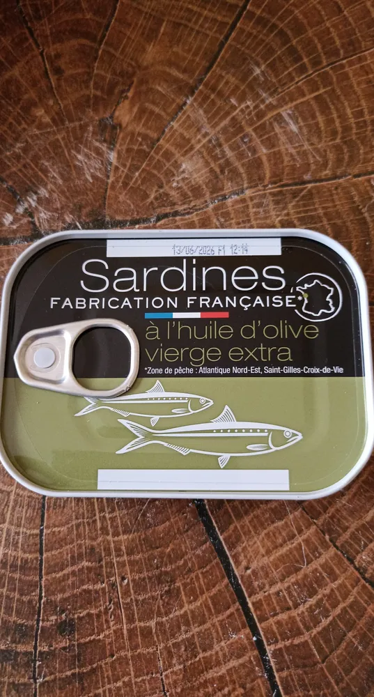 Sardines fabrication françaises
