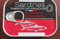 Sardines au piment d'Espelette