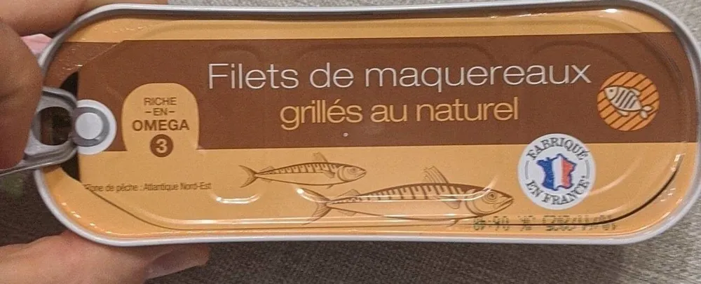 Filets de maquereaux grillés au naturel