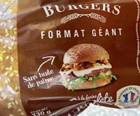 Pain burger à la farine complète