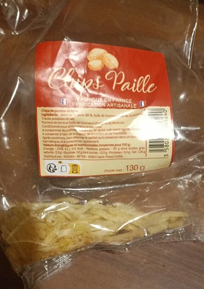 Chips paille