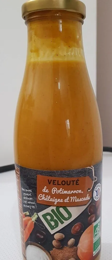 Velouté de potimarron châtaigne et muscade