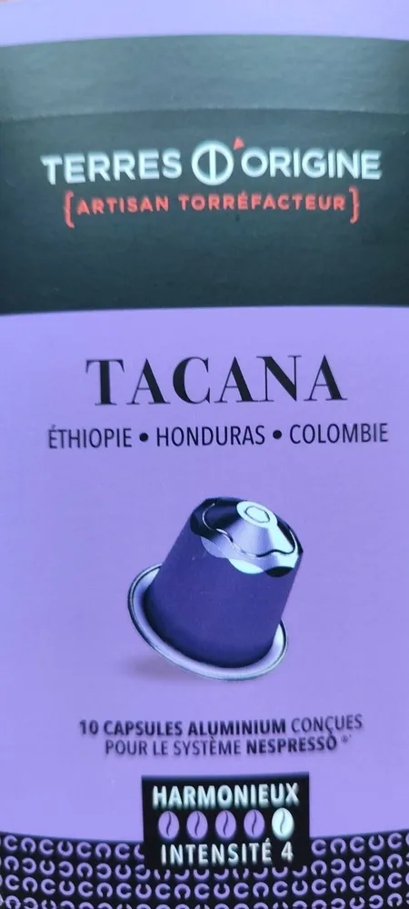 TACANA ÉTHIOPIE • HONDURAS • COLOMBIE