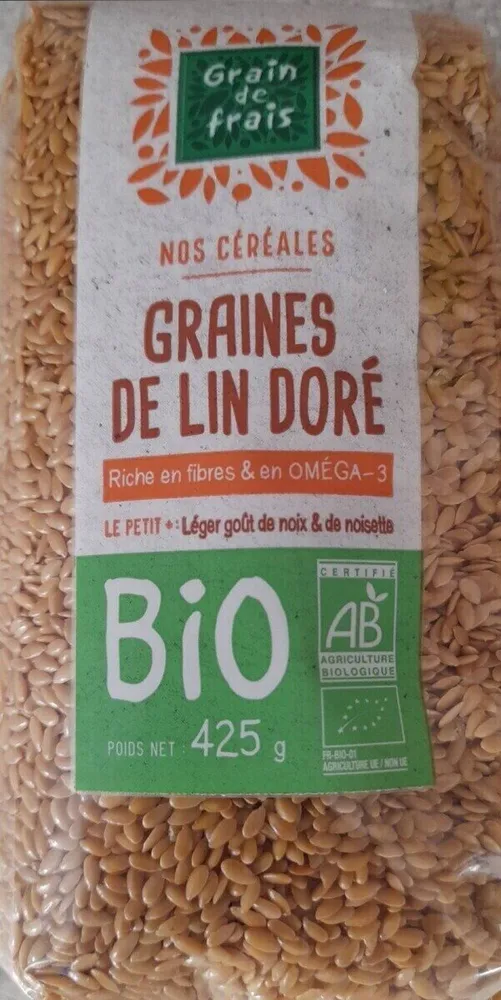 Graines de lin doré