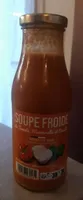 Soupe froide tomate mozzarella et basilic
