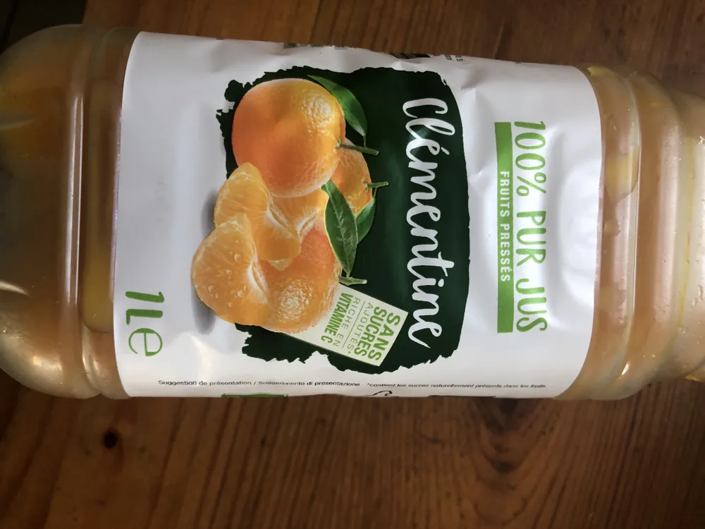 Pur jus clémentine