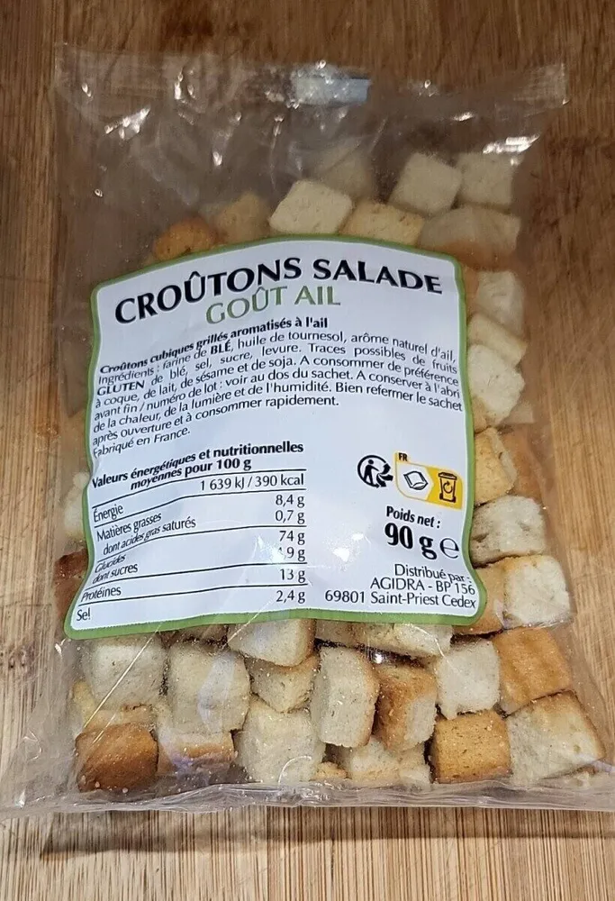Croûtons Salade